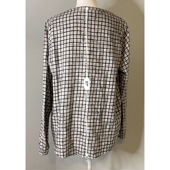 Women’s St. John’s Bay Button Down Blouse Top LARGE - Picture 8 of 8